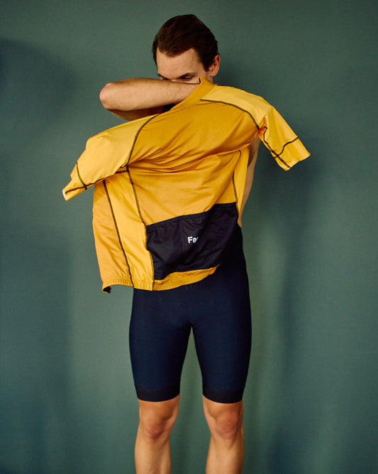 Shades - Men's Short Sleeve Cycling Shirt - Yellow