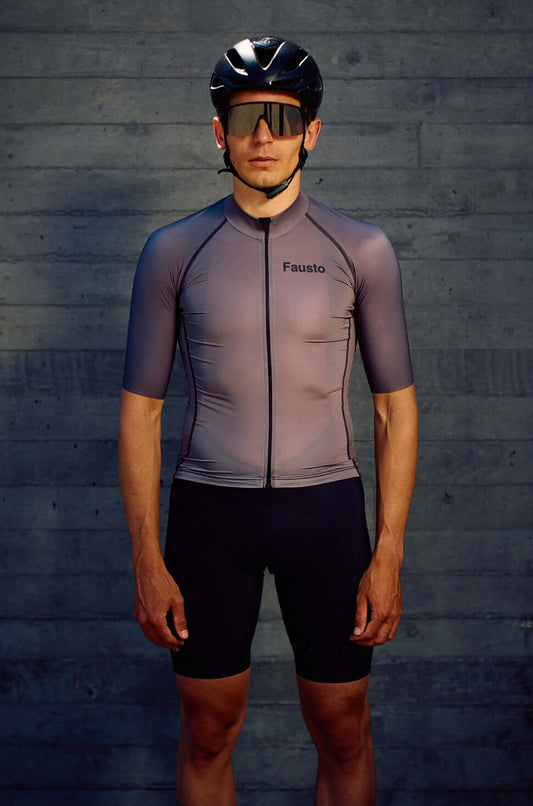 Debut - Cycling Jersey - Grey - Men
