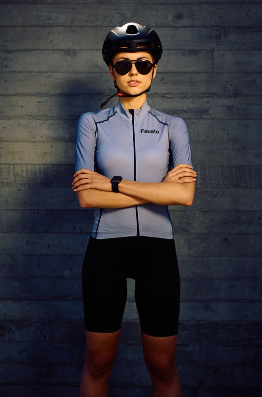 Debut - Cycling Jersey - Grey - Women