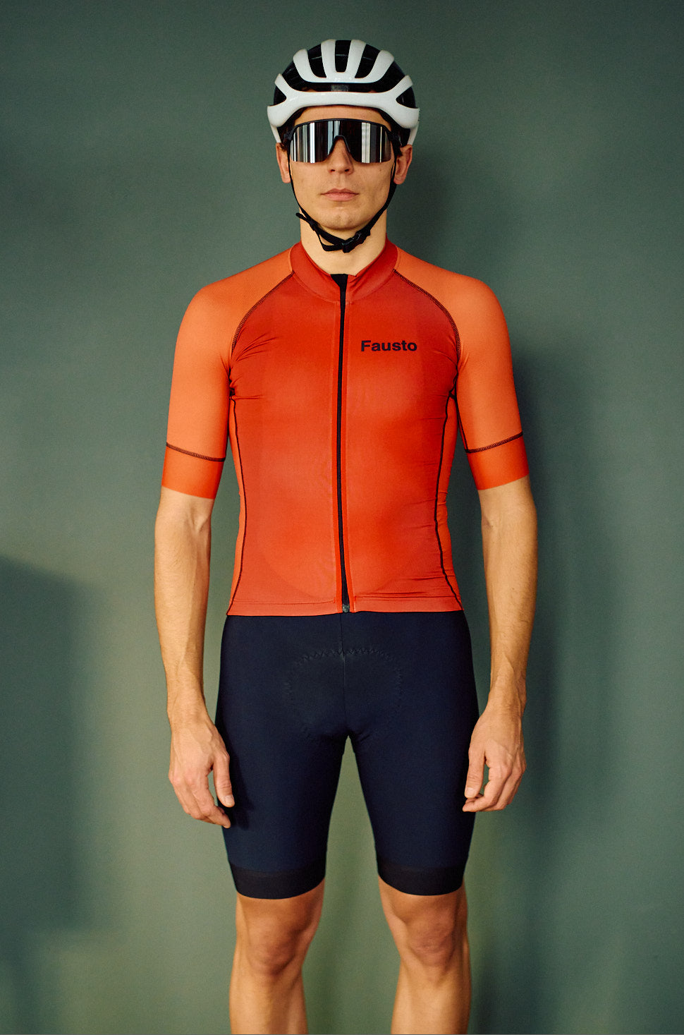 Shades - Men's Short Sleeve Cycling Shirt - Red