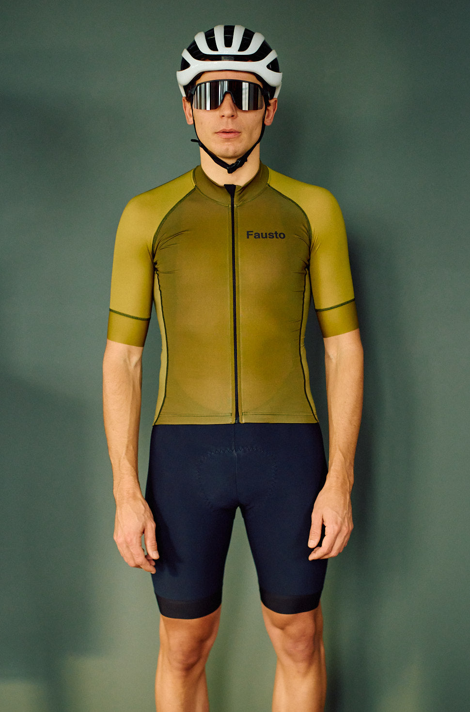 Shades - Men's Short Sleeve Cycling Shirt - Khaki