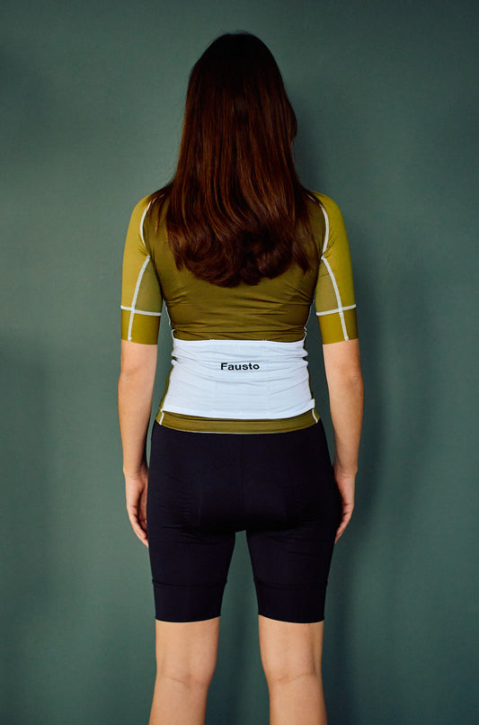 Shades - Women's Short Sleeve Cycling Shirt - Khaki