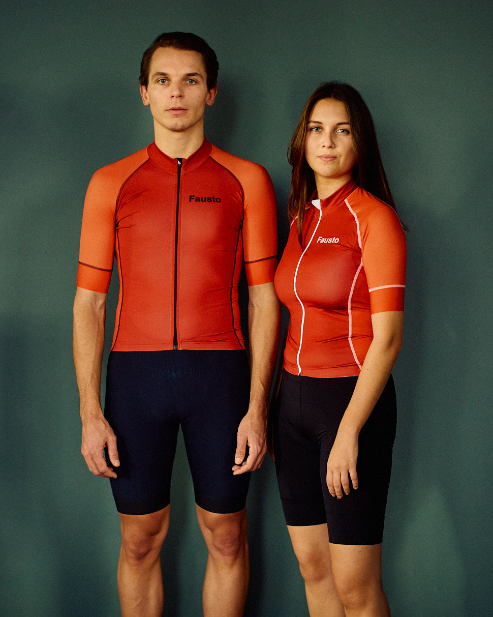 Shades - Women's Short Sleeve Cycling Shirt - Red