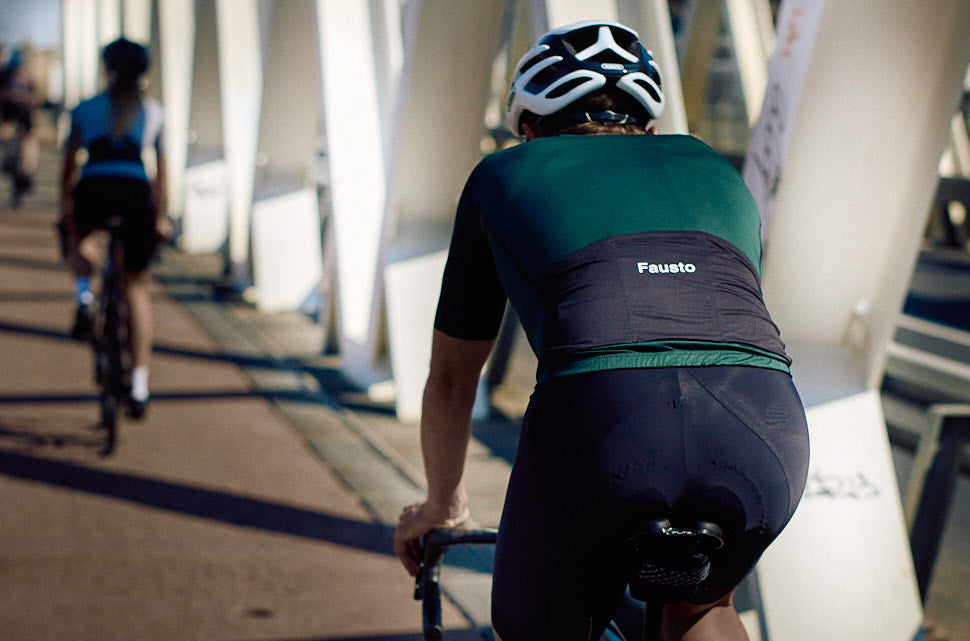 Debut - Men's Short Sleeve Cycling Shirt - Green