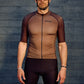 Debut - Cycling Jersey - Brown - Men