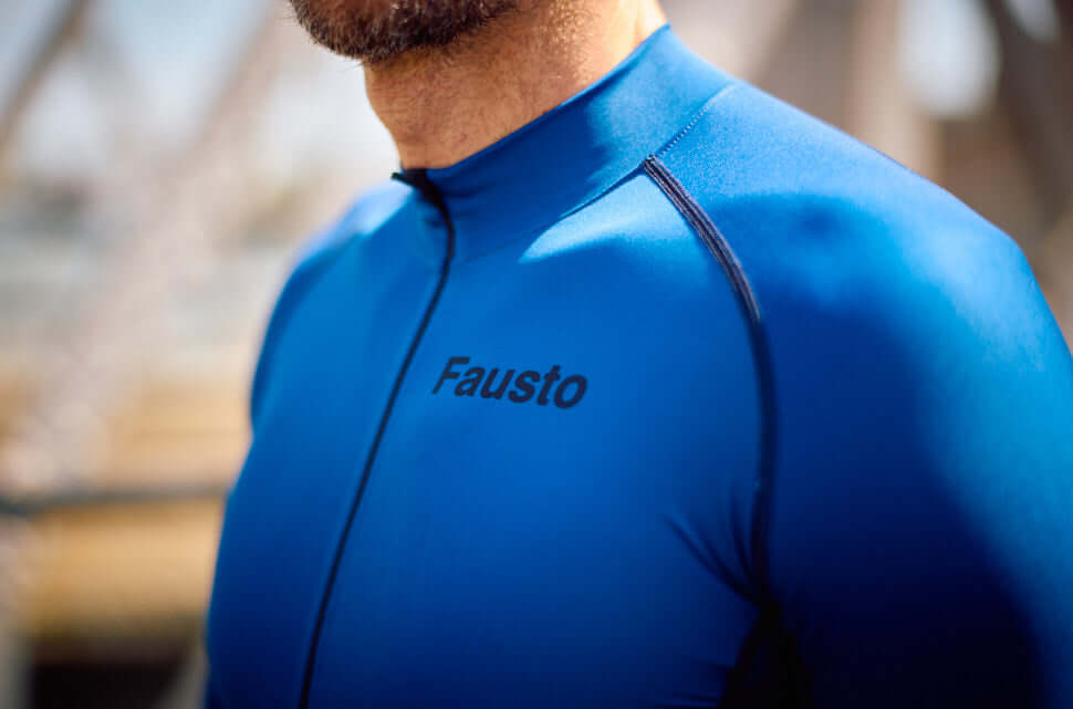 Debut - Cycling Jersey - Blue - Men